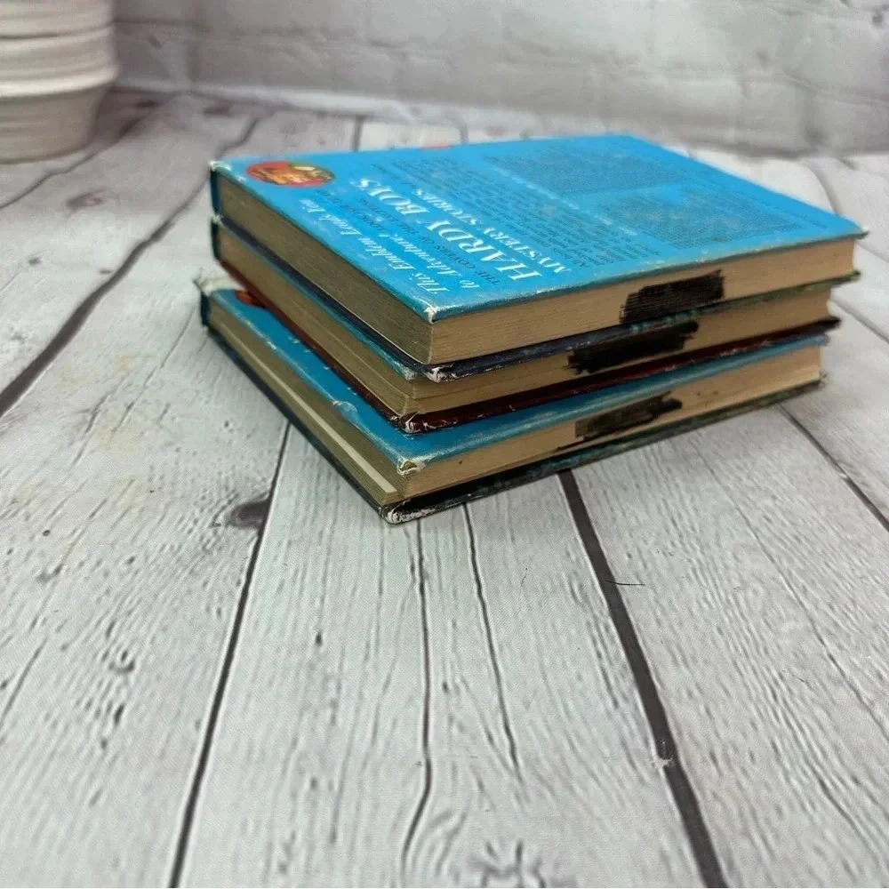 vintage hardy boys series books vol  41, 42, 43